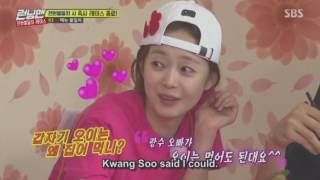 Salinan dari Lee Kwang Soo VS Jeon So Min Moment Running Man ep 358 eng sub [upl. by Eanahc]