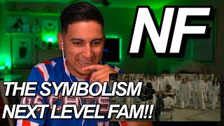 NF  LEAVE ME ALONE VIDEO REACTION  THE SYMBOLISM CRAZY [upl. by Jenna]