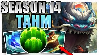 SEASON 14 TAHM KENCH SUPPORT GAMEPLAY GUIDE [upl. by Frasch]