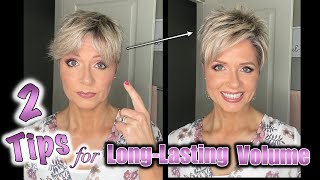 TOP 2 TIPS to Add Volume That Lasts All Day  Hair Tutorial [upl. by Einahpehs]