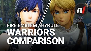 Zelda vs Fire Emblem  Fire Emblem Warriors  Hyrule Warriors Graphical Comparison [upl. by Thurlow521]