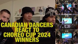 Canadian dancers react to Choreo Cup 2024 winners [upl. by Htabazile21]