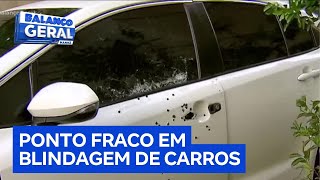 Criminosos acham ponto fraco de carros blindados e atacam motoristas [upl. by Erej345]