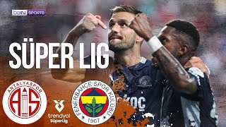 Antalyaspor vs Fenerbahce  SüperLig HIGHLIGHTS  092924  beIN SPORTS USA [upl. by Uziel]