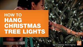 How to Hang Christmas Tree Lights [upl. by Fauver]