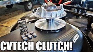 CVTech Clutch on Canam AMAZING RESULTS [upl. by Eissert403]