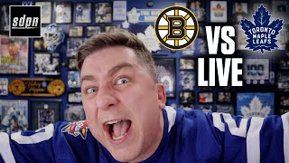 Toronto Maple Leafs vs Boston Bruins LIVE w Steve Dangle [upl. by Anuqahs]