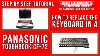 How to Replace the Keyboard in a Panasonic Toughbook CF73 [upl. by Attenod444]