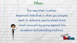 Counterargumentrebuttal [upl. by Edwards]