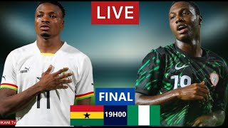 LIVE GHANA vs NIGERIA  WAFU B FINALS  TOGO 2024 [upl. by Nelyaw]