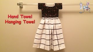 DIY KITCHEN TOWEL  Hanging Hand Towel  Hanging Dish Towel  tutorial [upl. by Sumedocin]