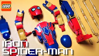 LEGO Iron SpiderMan Construction Figure  76298  Speedbuild  Marvel Hero 2024 [upl. by Nigel]