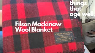 Filson Mackinaw Wool Blanket  Unboxing [upl. by Reggi]