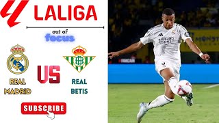 Real Madrid vs Betis  Tense Match at Bernabéu laliga [upl. by Hayikat]