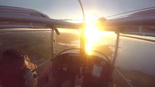 Skyranger classic 912  Sunset flight [upl. by Eltsyrhc]