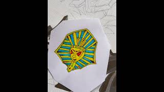 Tutankhamon draw shorts artgraffiti streetart graffitiart artist drawing tutankamon [upl. by Ribaudo]