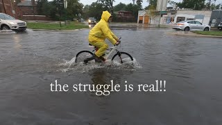 Detroit West Side Livernois draining flood to correct traffic [upl. by Lladnor]