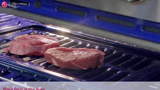 LG Range  How to Use the Broiler Feature [upl. by Neb]