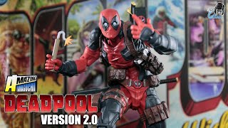 REBORN Amazing Yamaguchi Deadpool 20 Action Figure Review  Powered by Revoltech [upl. by Haney117]