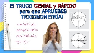 TRUCO para que APRUEBES TRIGONOMETRÍA truco matematicas trigonometria triangle maths eso [upl. by Eceirehs970]