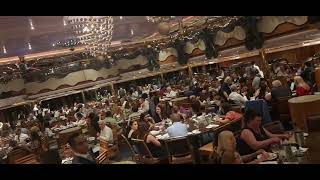 Carnival cruise Formal dinner  Golden Pearl restaurant [upl. by Aerdnad]