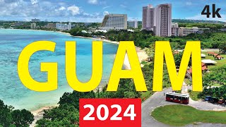 Guam 2024 4K By Drone  Guam Island 2024 [upl. by Pliam]