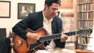 John Pizzarelli  quotI Got Rhythmquot solo at the Fretboard Journal [upl. by Dnomso]