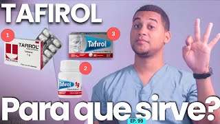 TAFIROL PARA QUE SIRVE  3 COSAS [upl. by Asiil]