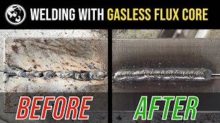 Gasless Flux Core for Beginners 1 BIG Thing [upl. by Melentha]