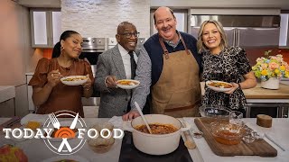 The Office star Brian Baumgartner cooks up some chili on TODAY [upl. by Ardenia]