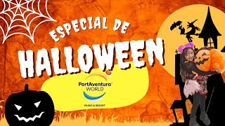 Halloween Espeluznante en PortAventura Recorrido Terrorífico 🎃🎢 2024 halloween portaventura [upl. by Ainoda391]