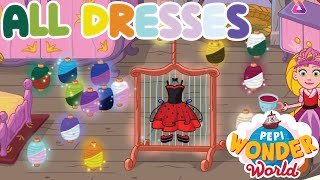 Pepi Wonder World SECRETS HOW TO GET ALL DRESSES SEGREDOS Pepi Wonder World TODOS OS VESTIDOS [upl. by Arakahs294]