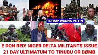 Niger Delta Militants Issue 21 Days Ultimatum To Tinubu As Protest Breaks Out  Video [upl. by Oscar]