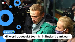 Tegenstander van Russische president moet de gevangenis in [upl. by Nai]