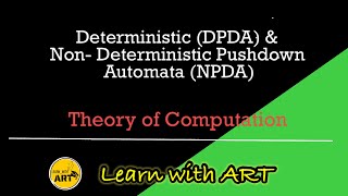 Deterministic DPDA amp NonDeterministic Pushdown Automata NPDA [upl. by Bob]