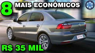 8 MELHORES CARROS ECONÔMICOS até 35 MIL REAIS para COMPRAR em 2024 [upl. by Shamma]