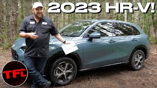 The AllNew 2023 Honda HRV Has LOTS Of Cool Features [upl. by Iuqcaj239]