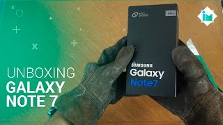 Samsung Galaxy Note 7  Unboxing  HandsOn en español [upl. by Louanna]