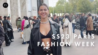 Paris Fashion Week SpringSummer 2023 The Best of Street Style  Parisian Vibe [upl. by Shayna]