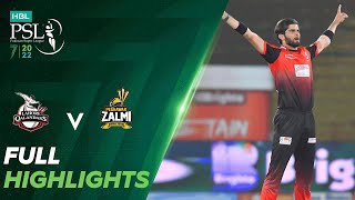 Full Highlights  Lahore Qalandars vs Peshawar Zalmi  Match 9  HBL PSL 7  ML2T [upl. by Teddi]