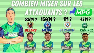 MERCATO MPG  Combien miser sur les attaquants  Guide Complet 202122 [upl. by Sirois]