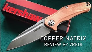 Kershaw Copper Natrix Review  The Best Kershaw of 2018 [upl. by Nylidnam]