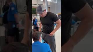 TSA pat down over groin area [upl. by Brandie710]