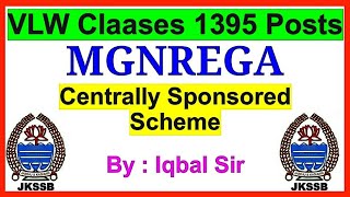 Centrally Sponsored Schemes  MGNREGA  VLW Classes [upl. by Evvy]