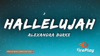 Alexandra Burke  Hallelujah Lyrics [upl. by Ycrad]