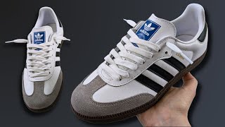 HOW TO LACE ADIDAS SAMBA LOOSELY Best Way [upl. by Valsimot]