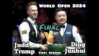 Judd Trump Vs Ding 2024 World Open Snooker [upl. by Annez]