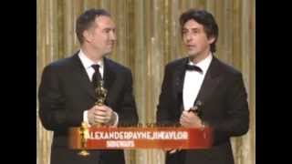 Sideways Wins Adapted Screenplay 2005 Oscars [upl. by Dunson]