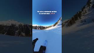 FULL GAS ON A SNOWBOARD😱🚀 wintersports snowboard [upl. by Peer]