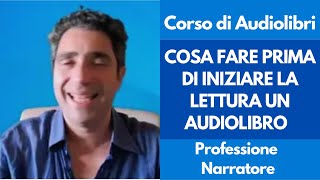 Corso per diventare Lettore di Audiolibri dizione e lettura espressiva x registrare un audiolibro [upl. by Maddi]